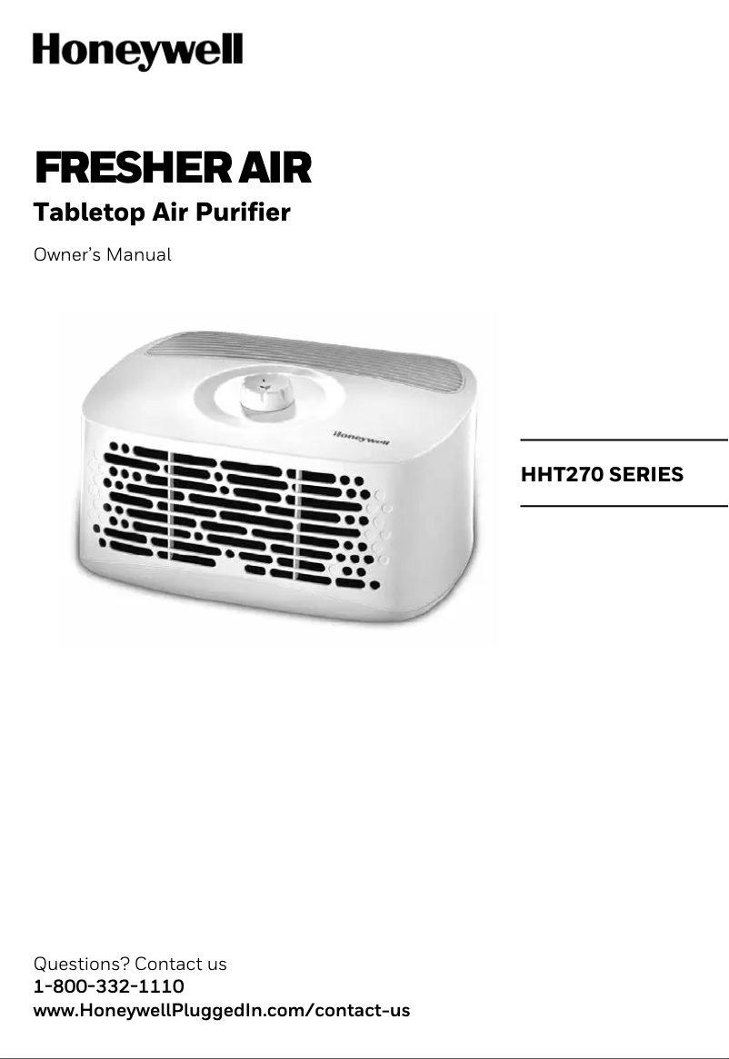 Imagen de la primera página del manual del dispositivo HHT270W