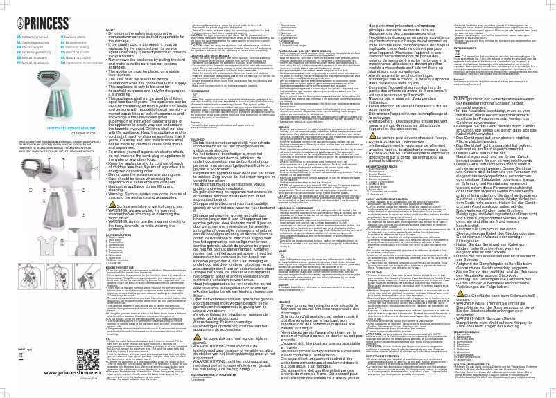 Página 1 del manual Manual de usuario Princess 418400