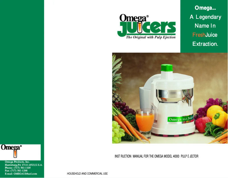 Imagen de la primera página del manual del dispositivo J4000