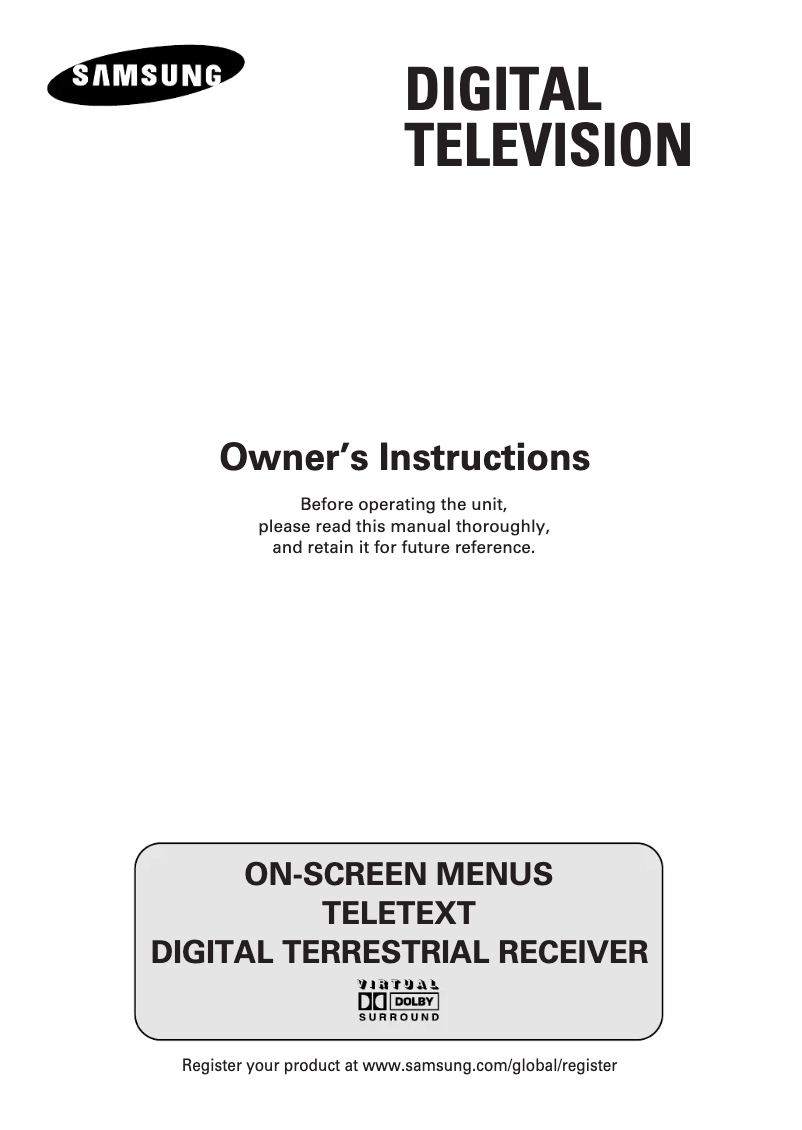 Imagen de la primera página del manual del dispositivo WS-32M204D