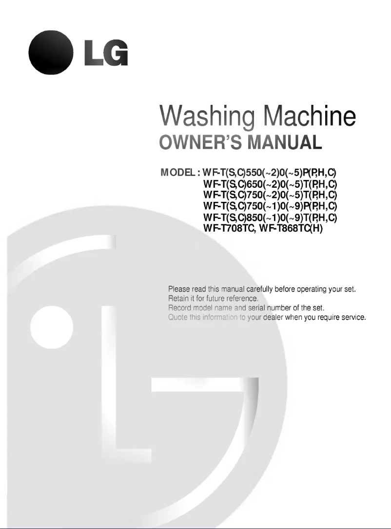 Imagen de la primera página del manual del dispositivo WF-T6500TPZ