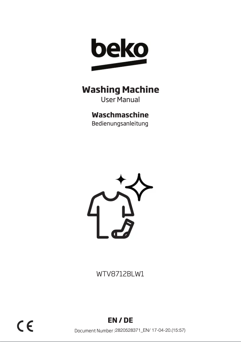 Imagen de la primera página del manual del dispositivo WTV8712BLW1