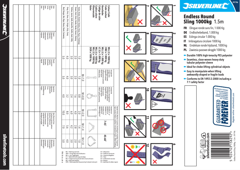 Página 1 del manual Manual de usuario Silverline 297196