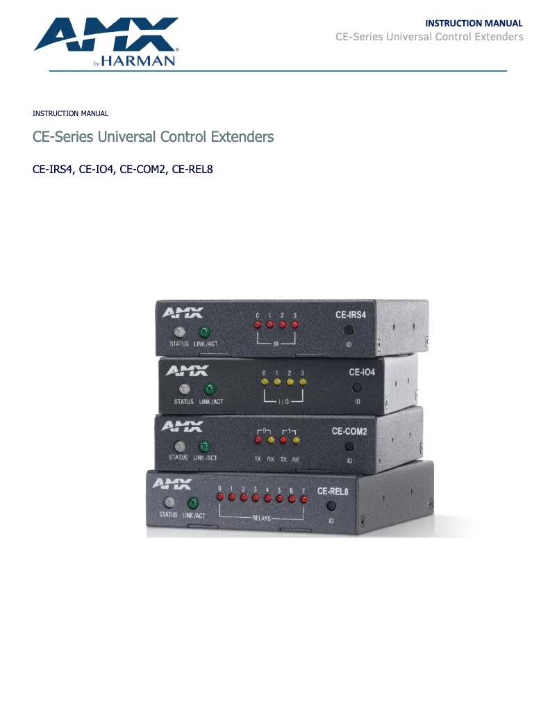 Imagen de la primera página del manual del dispositivo CE-REL8