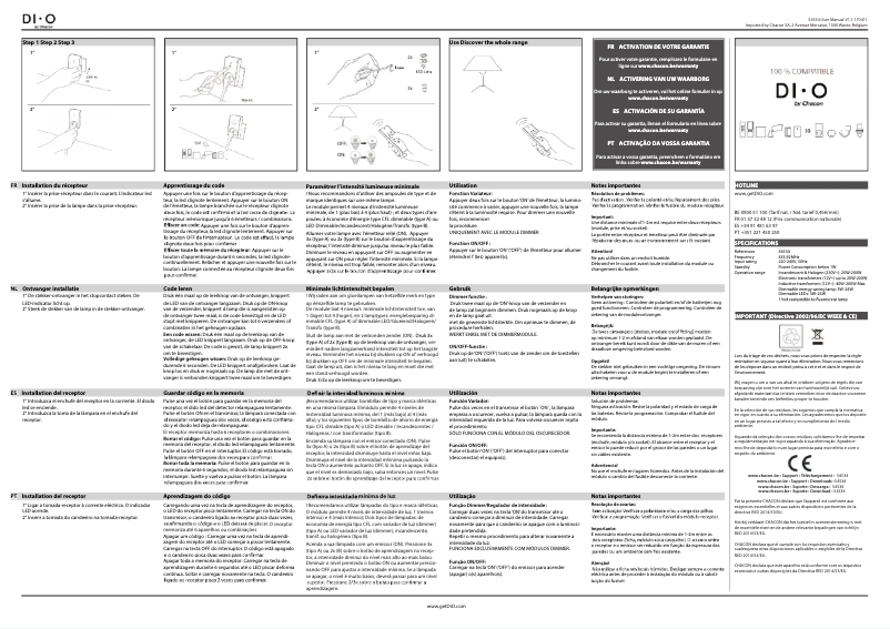 Imagen de la primera página del manual del dispositivo 54534