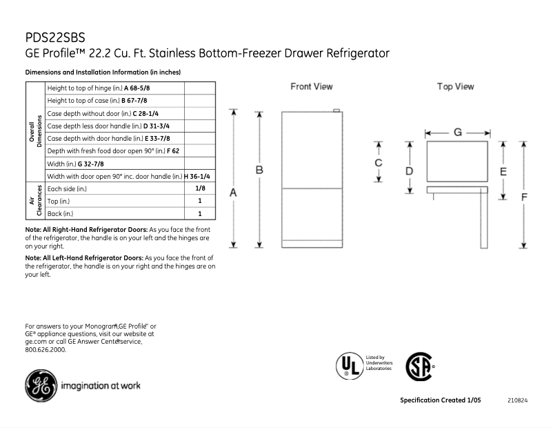 Imagen de la primera página del manual del dispositivo PDS22SBSRSS