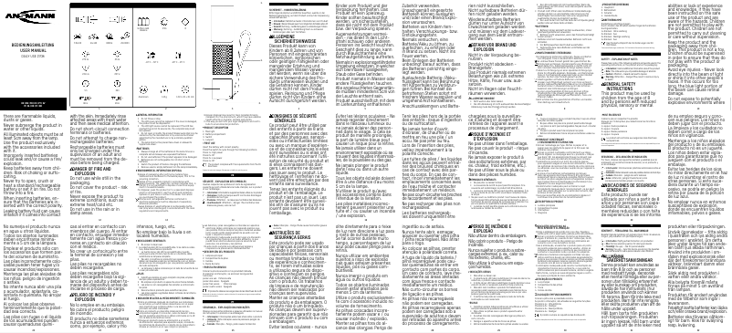 Página nº 1 - Manual de usuario Ansmann Daily Use 270B