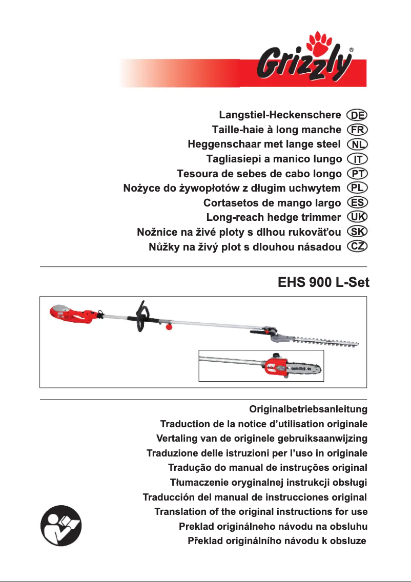 Imagen de la primera página del manual del dispositivo EHS 900 L-Set