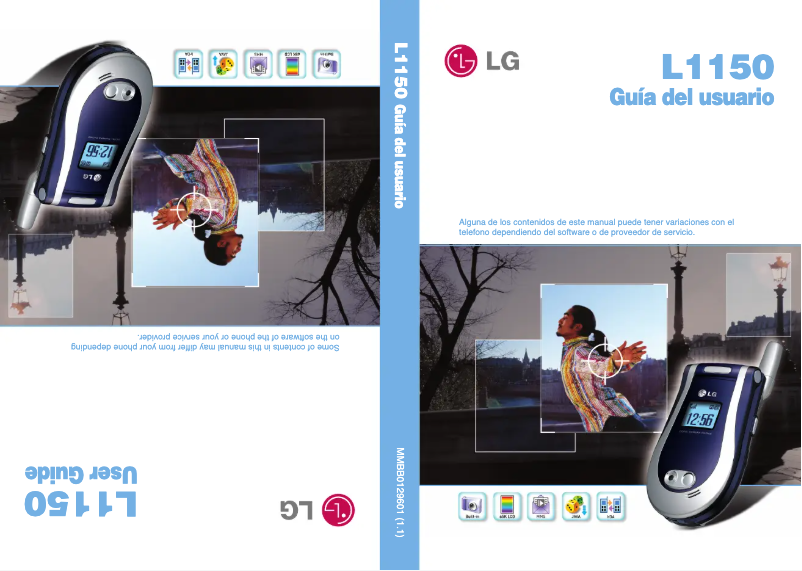 Imagen de la primera página del manual del dispositivo L1150
