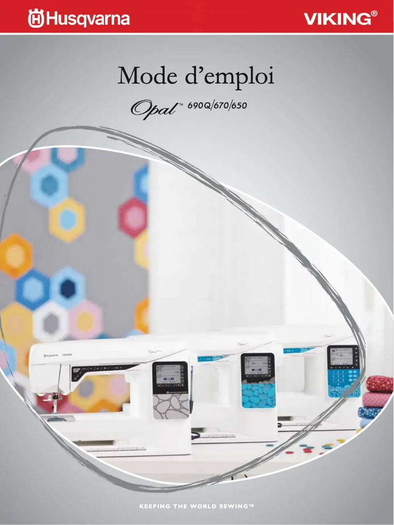 Página nº 1 - Manual de usuario Husqvarna-Viking Opal 690Q