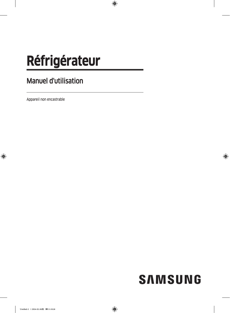 Página 1 del manual Manual de usuario Samsung RB53DG706AB1EF