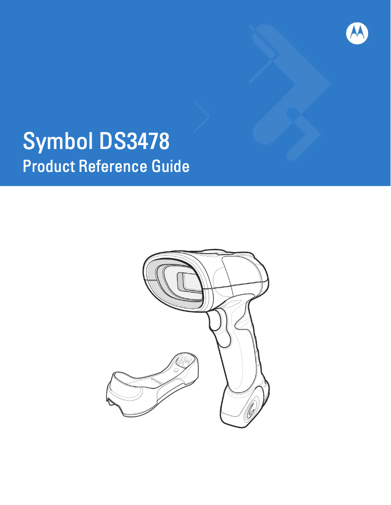 Imagen de la primera página del manual del dispositivo Symbol DS3478