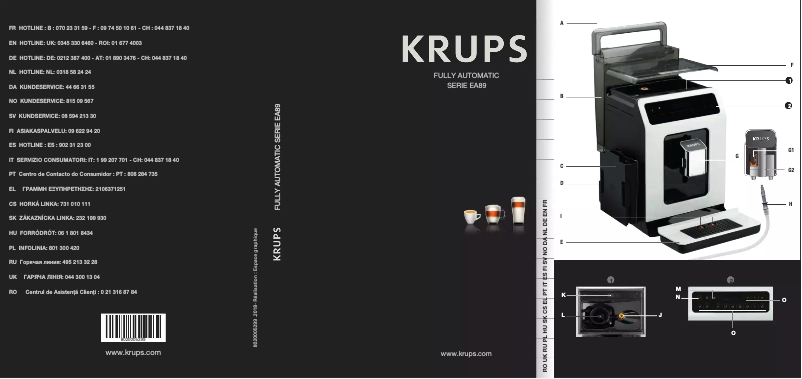 Página 1 del manual Manual de usuario Krups Evidence EA892C