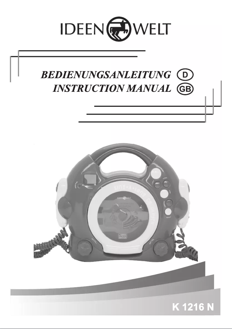 Imagen de la primera página del manual del dispositivo K 1216 N