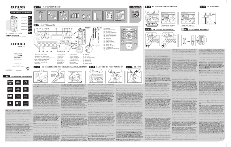 Imagen de la primera página del manual del dispositivo KBTUS-710
