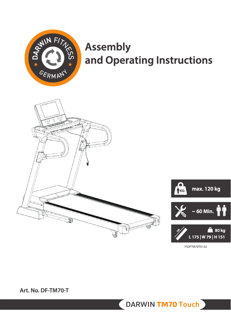 Página nº 1 - Manual de usuario Darwin TM70 Touch