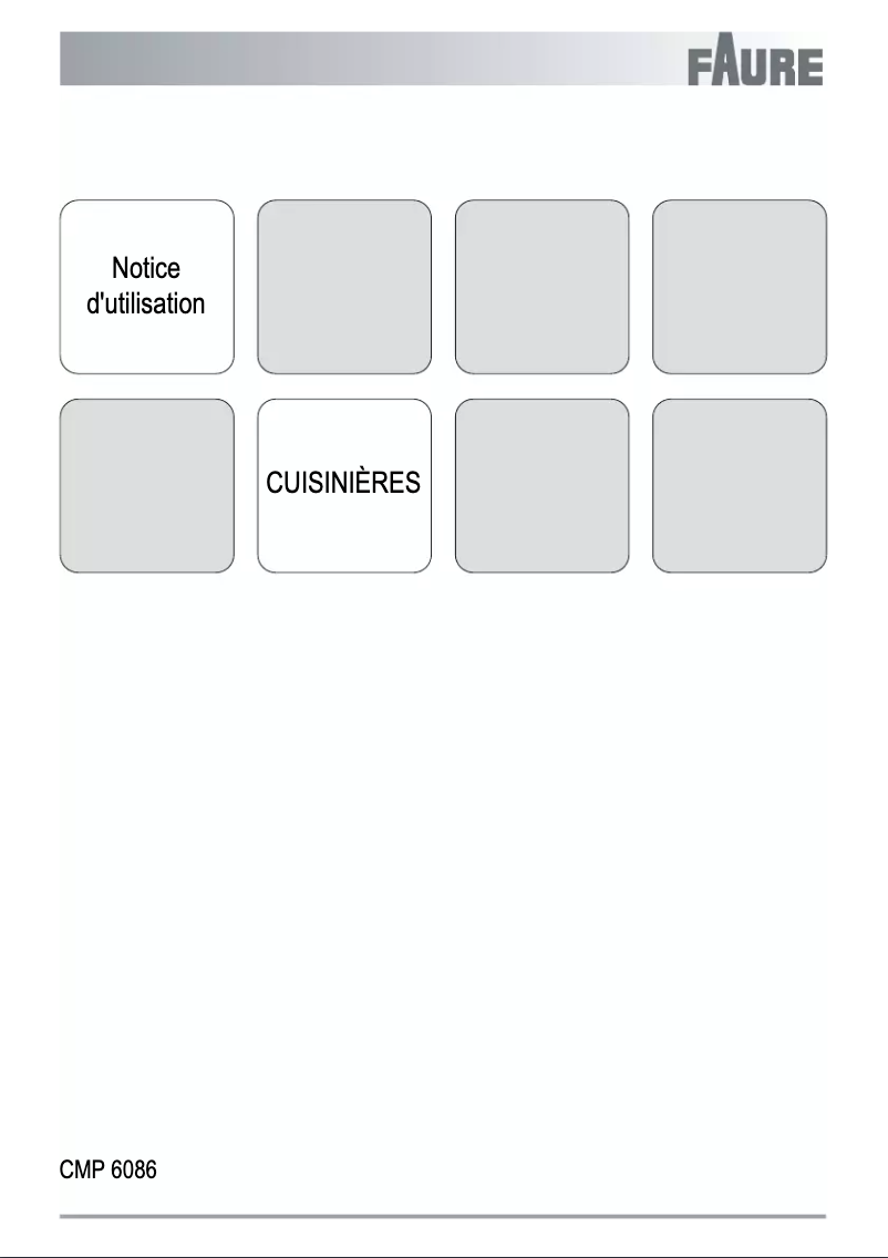 Página nº 1 - Manual de usuario Faure CMP6086W