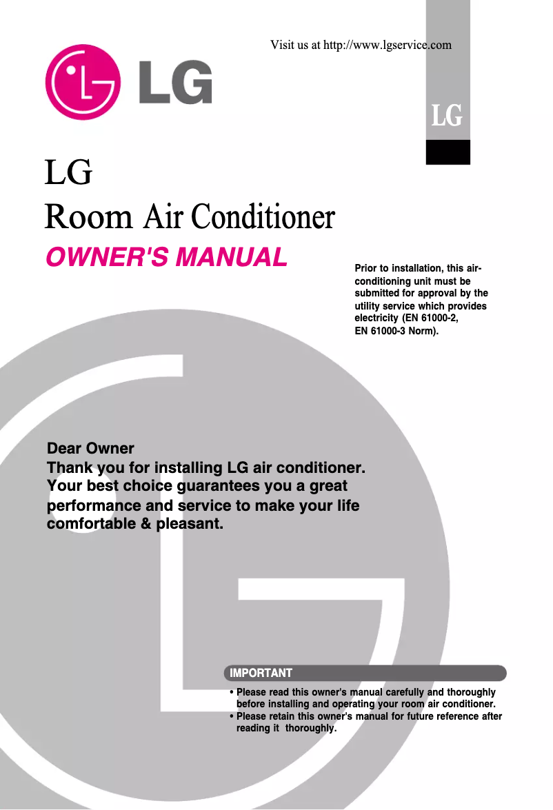 Página 1 del manual Manual de usuario LG A24FR