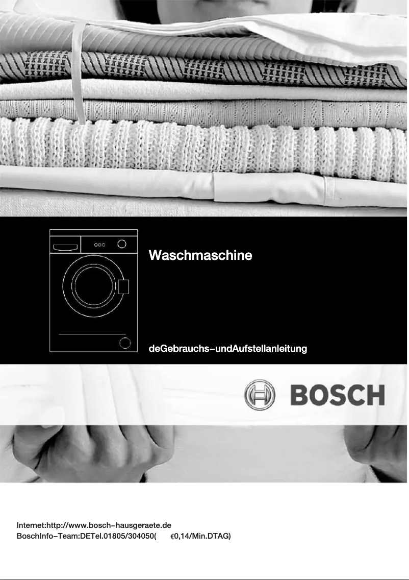 Página nº 1 - Manual de usuario Bosch WAA 24120 FG