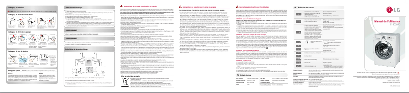 Página 1 del manual Manual de usuario LG F1403RDW