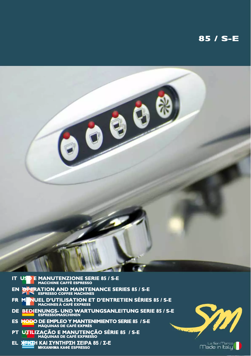 Imagen de la primera página del manual del dispositivo 85 / S-E