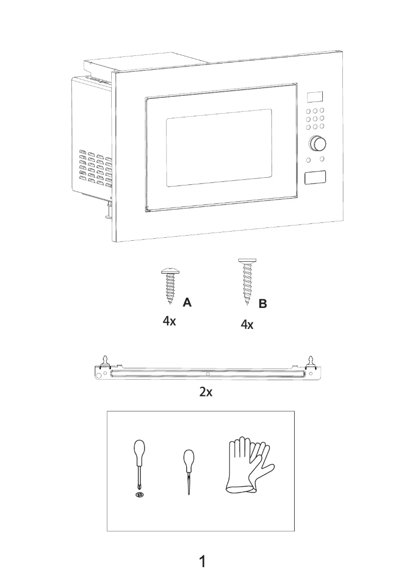 Página 1 del manual Manual de usuario Hotpoint MF20G IX H