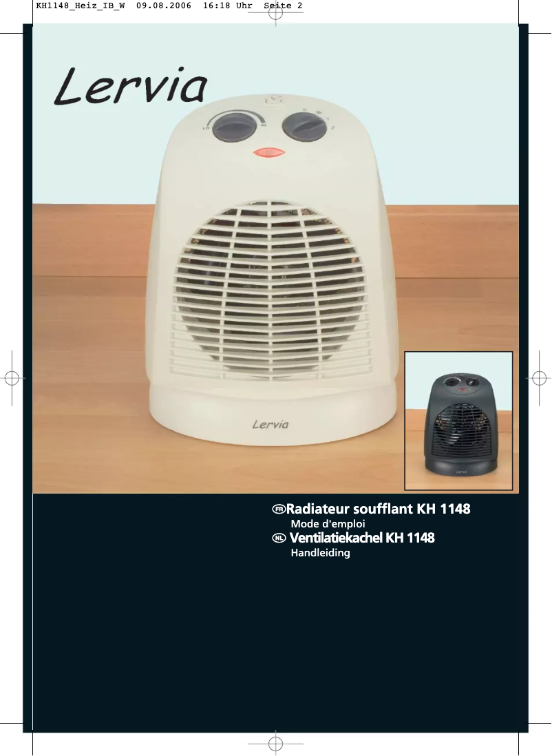 Imagen de la primera página del manual del dispositivo KH 1148