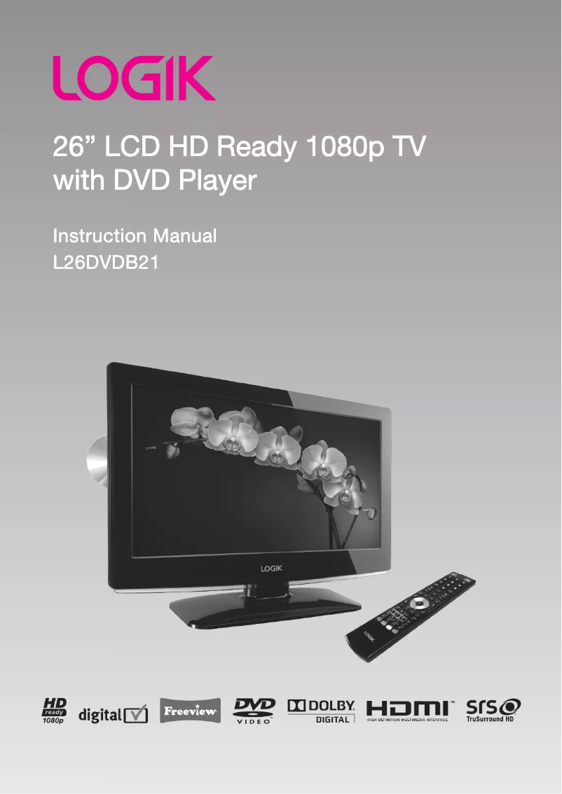 Imagen de la primera página del manual del dispositivo L26DVDB21