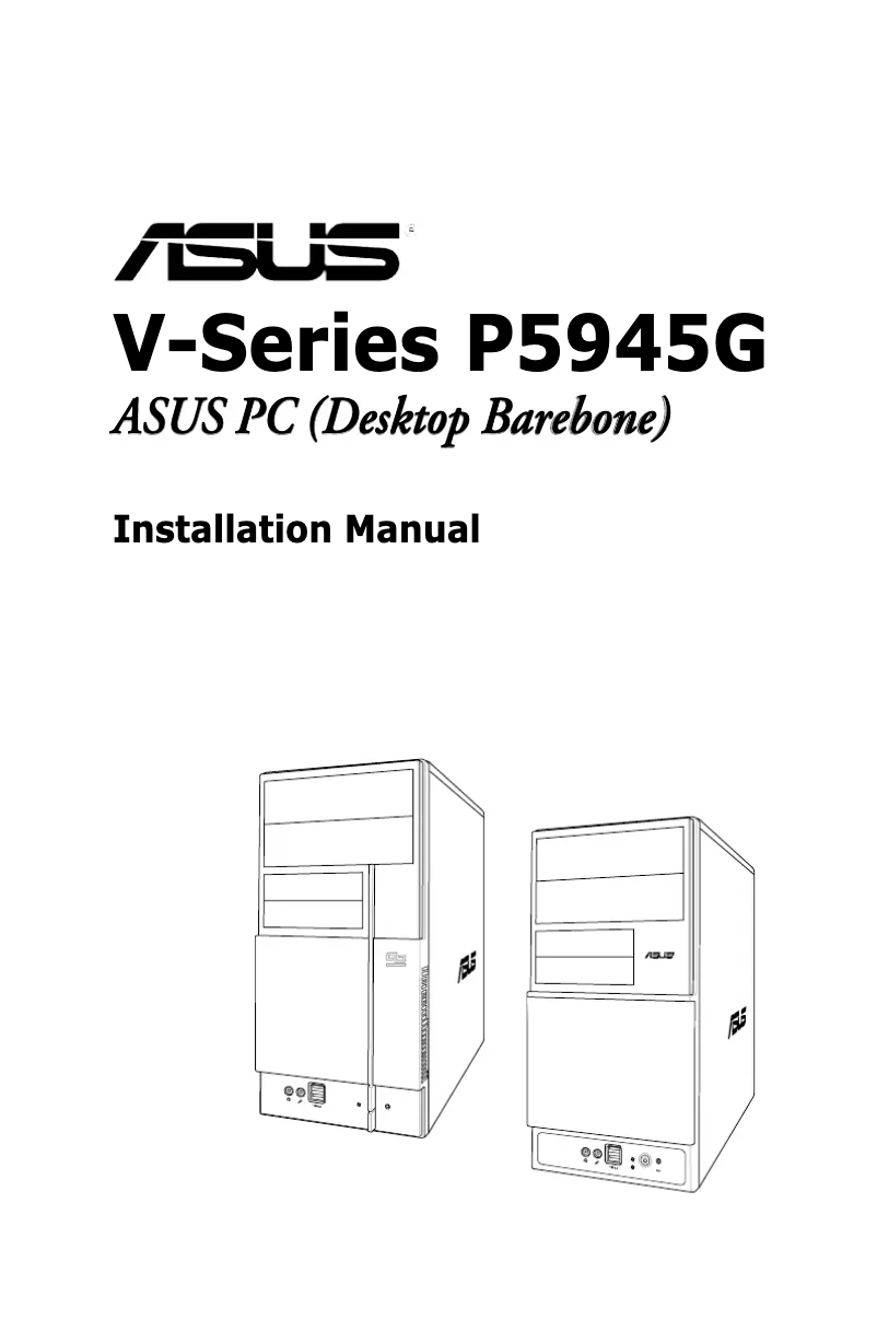 Página nº 1 - Manual de usuario Asus V3-P5945G