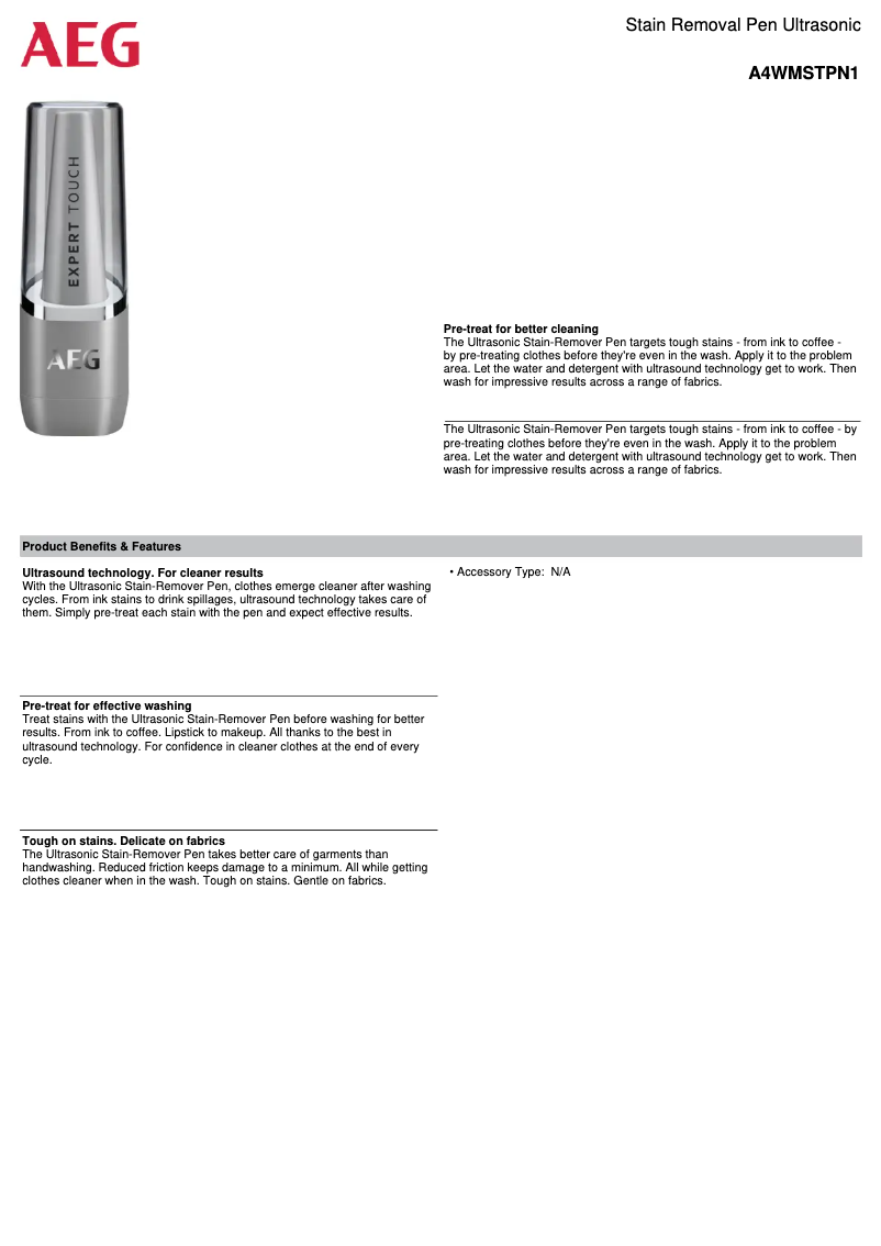 Imagen de la primera página del manual del dispositivo A4WMSTPN1