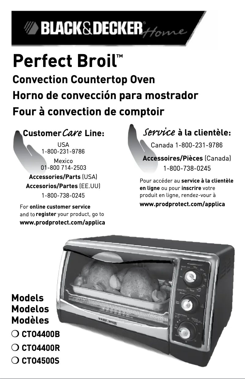 Imagen de la primera página del manual del dispositivo CTO4400B