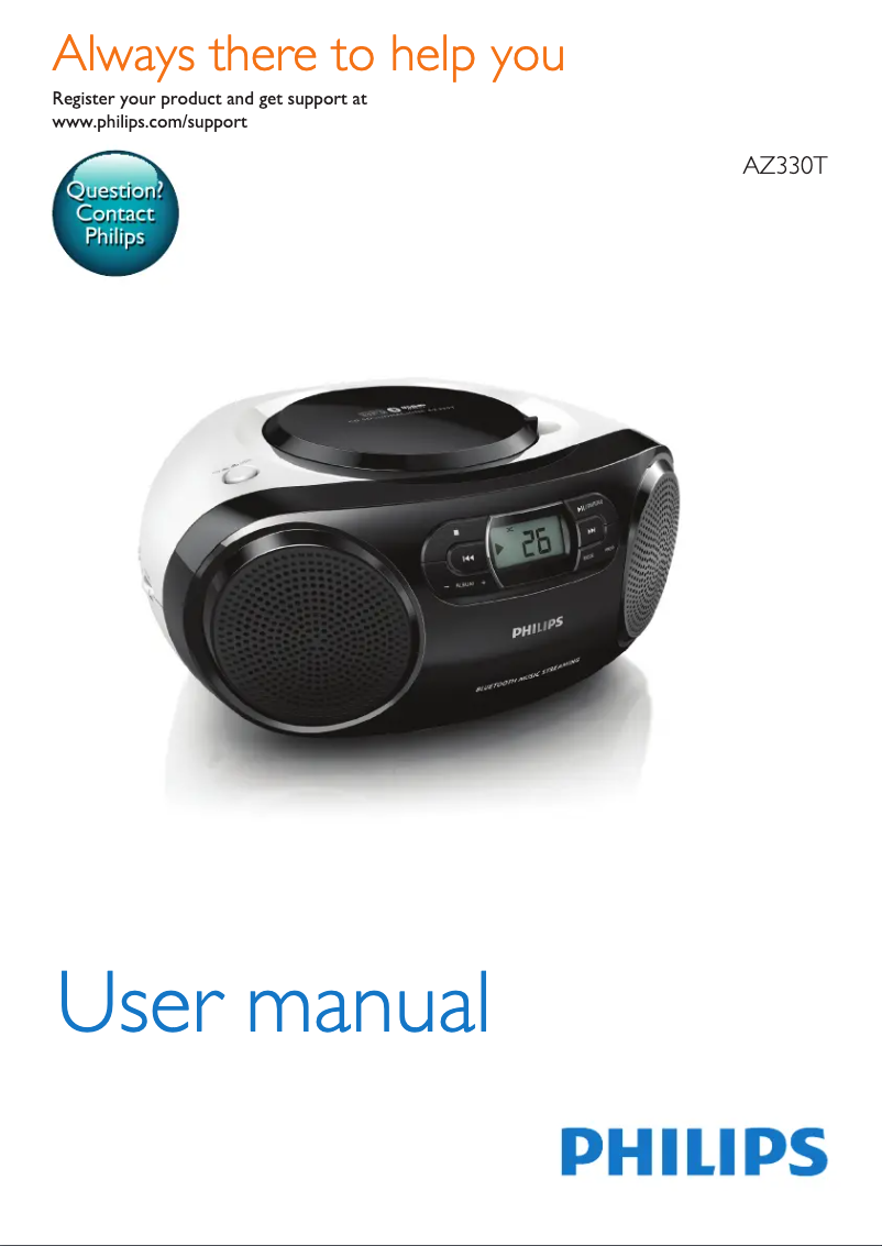 Página nº 1 - Manual de usuario Philips AZ331TX