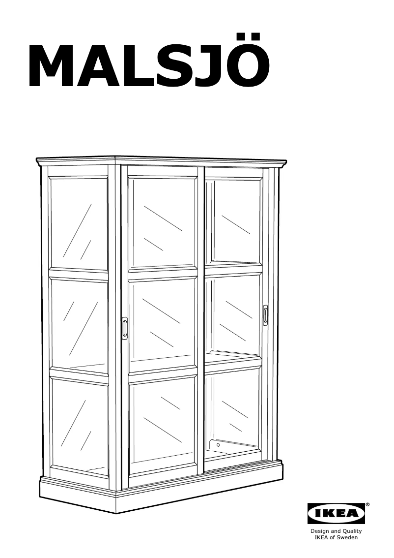 Página 1 del manual Manual de usuario Ikea MALSJO (102X47)