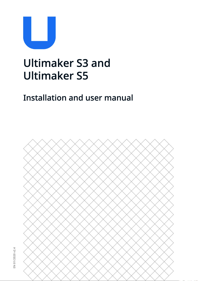 Página 1 del manual Manual de usuario Ultimaker S3
