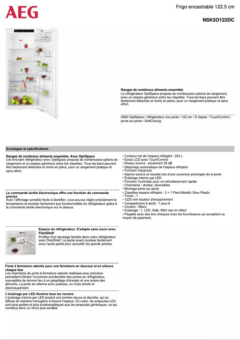 Imagen de la primera página del manual del dispositivo NSK5O122DC