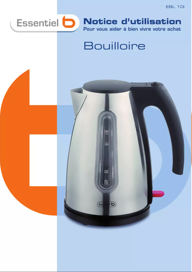 Imagen de la primera página del manual del dispositivo EBL 10I