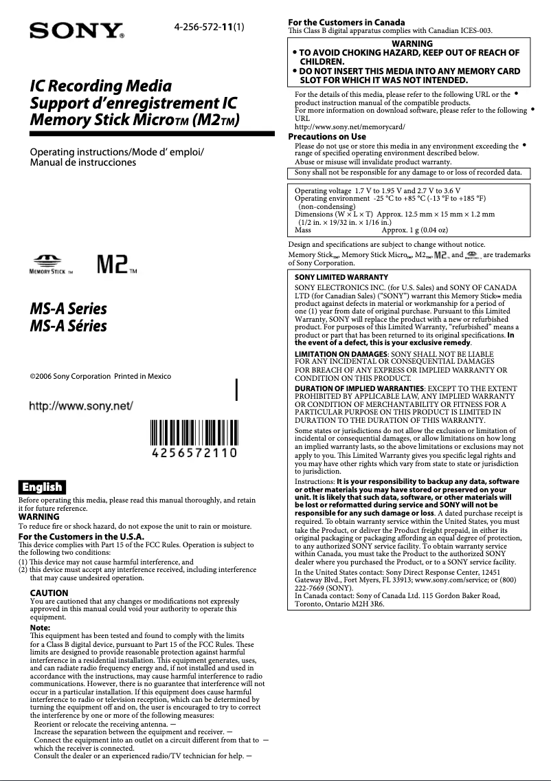 Imagen de la primera página del manual del dispositivo MS-A8GN