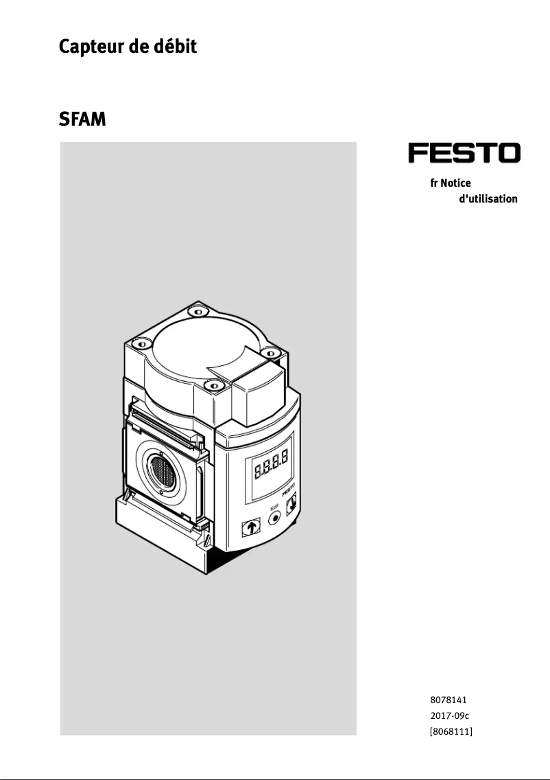 Página 1 del manual Manual de usuario Festo SFAM-62-1000L-M-2SA-M12