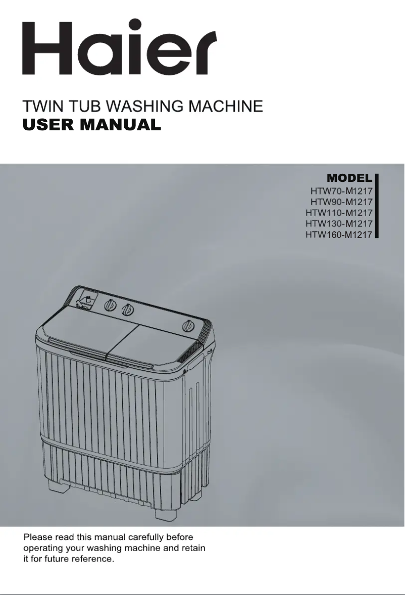 Imagen de la primera página del manual del dispositivo HTW160-M1217