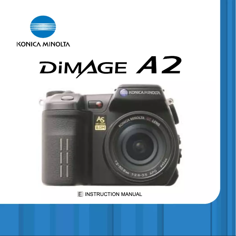 Imagen de la primera página del manual del dispositivo Minolta Dimage A2