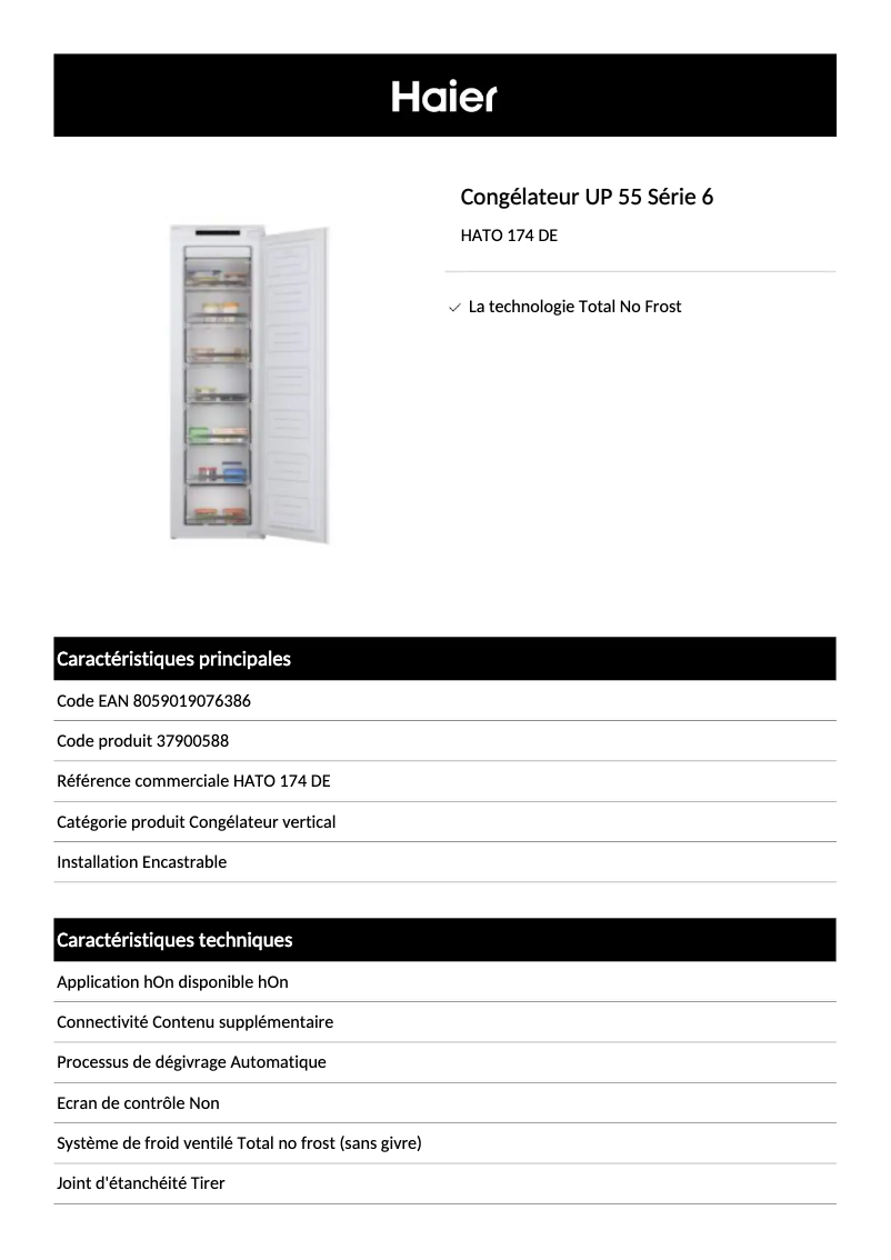 Imagen de la primera página del manual del dispositivo HATO 174 DE