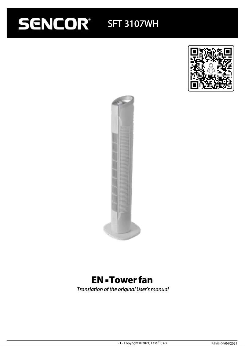 Imagen de la primera página del manual del dispositivo SFT 3107WH