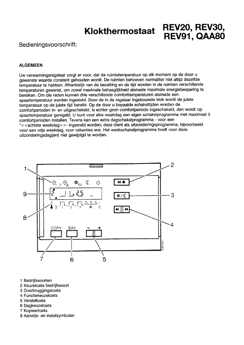 Página nº 1 - Manual de usuario Siemens QAA80