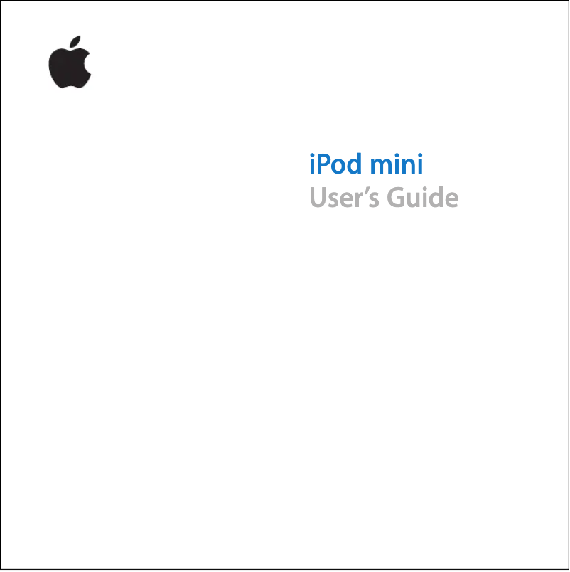 Página 1 del manual Manual de usuario Apple iPod Mini 2nd generation