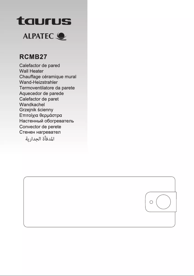 Imagen de la primera página del manual del dispositivo Alpatec RCMB27