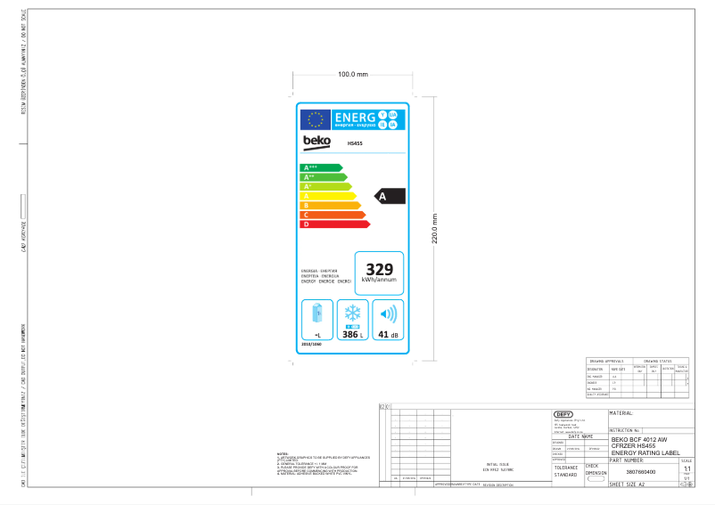 Página 1 del manual Manual de usuario Beko BCF 4012 AW