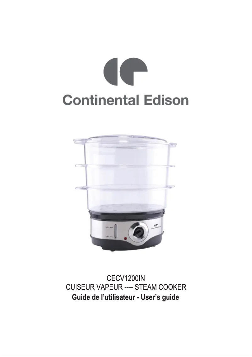 Página 1 del manual Manual de usuario Continental Edison CECV1200IN