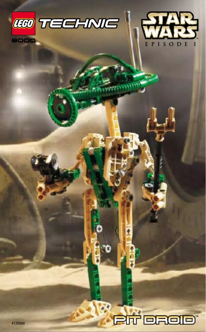 Página 1 del manual Manual de usuario Lego Technic Star Wars 8000