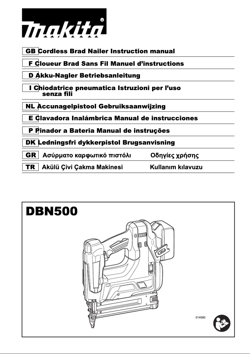 Imagen de la primera página del manual del dispositivo DBN500