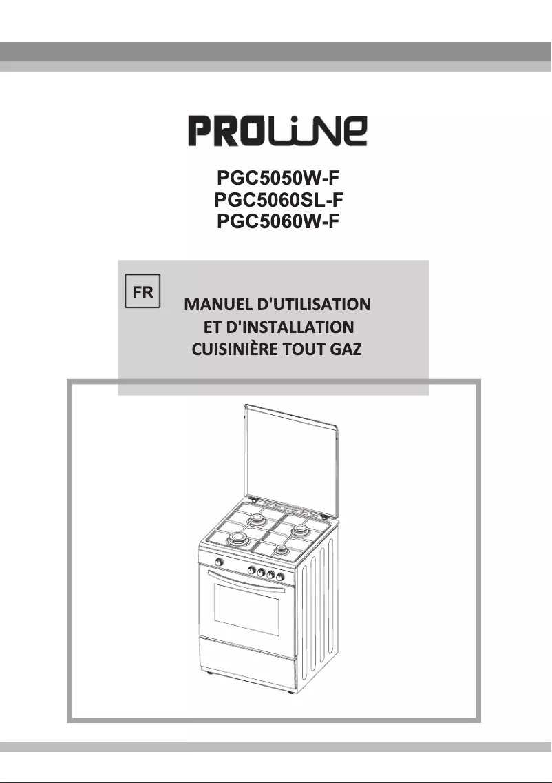 Página 1 del manual Manual de usuario Proline PGC 5060SL-F